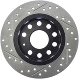 Rotor arrière gauche fendu et percé StopTech 11-17 Volkswagen Jetta /Golf / Golf GTI