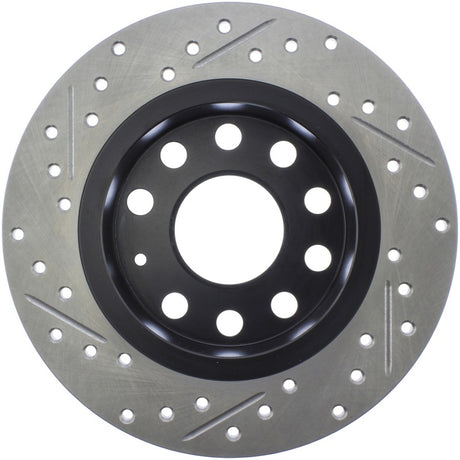 Rotor arrière gauche fendu et percé StopTech 11-17 Volkswagen Jetta /Golf / Golf GTI