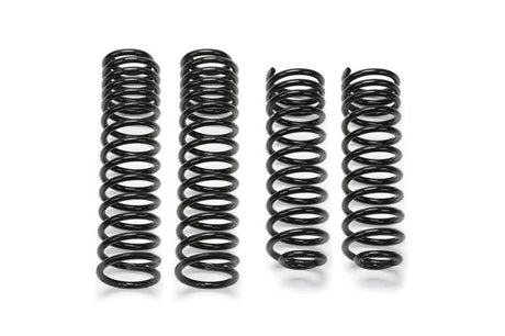 Kit de ressorts hélicoïdaux Fabtech 07-18 Jeep JK 4WD 2 portes 5 pouces avant et arrière à long débattement