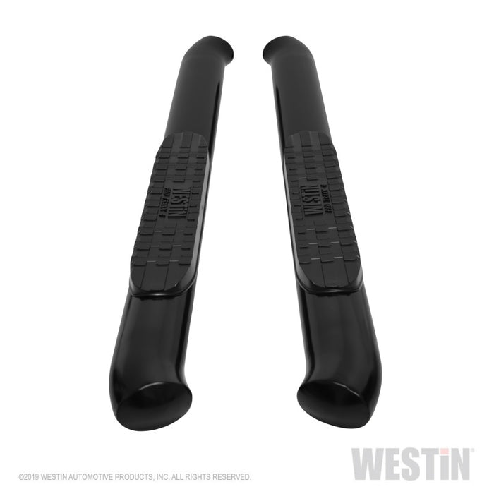 Marchepieds ovales Nerf PRO TRAXX 4 Westin 19-20 pour Chevrolet Silverado / GMC Sierra 1500 Reg Cab - Noir