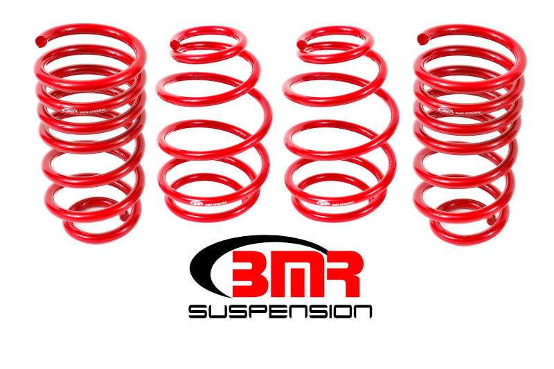 Kit de ressorts d'abaissement BMR 10-15 5e génération Camaro V8 (ensemble de 4) - Rouge