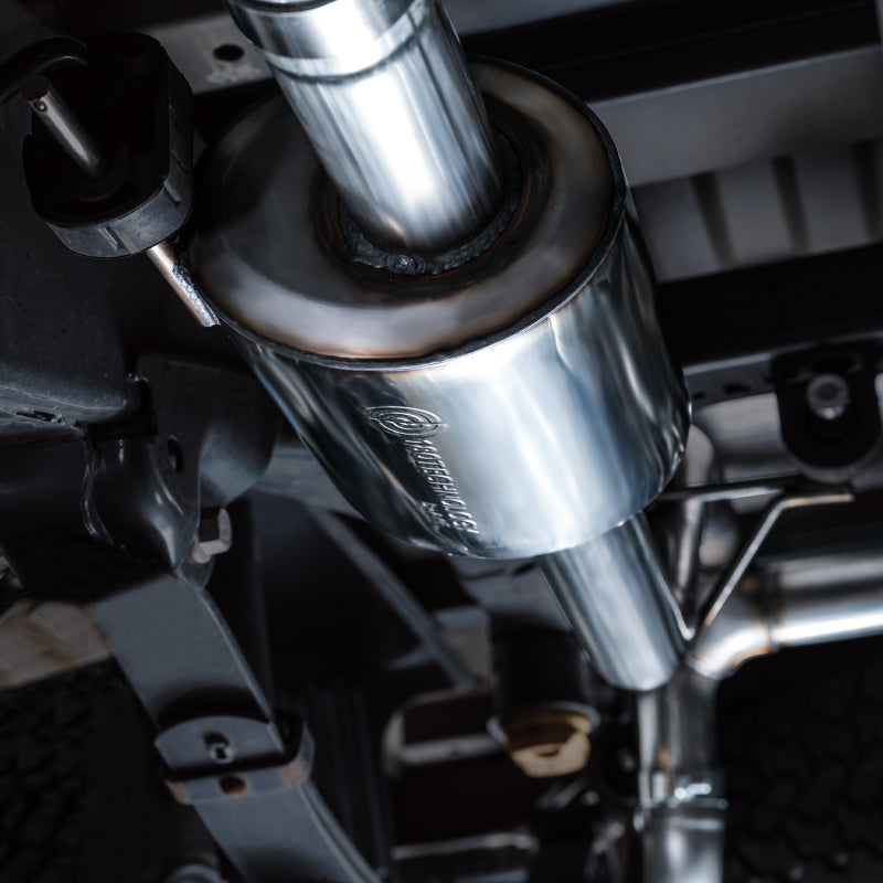 AWE Tuning 2021+ Ford F-150 Tremor (avec découpes de pare-chocs) 0FG Catback non résonné - Embouts noirs diamantés