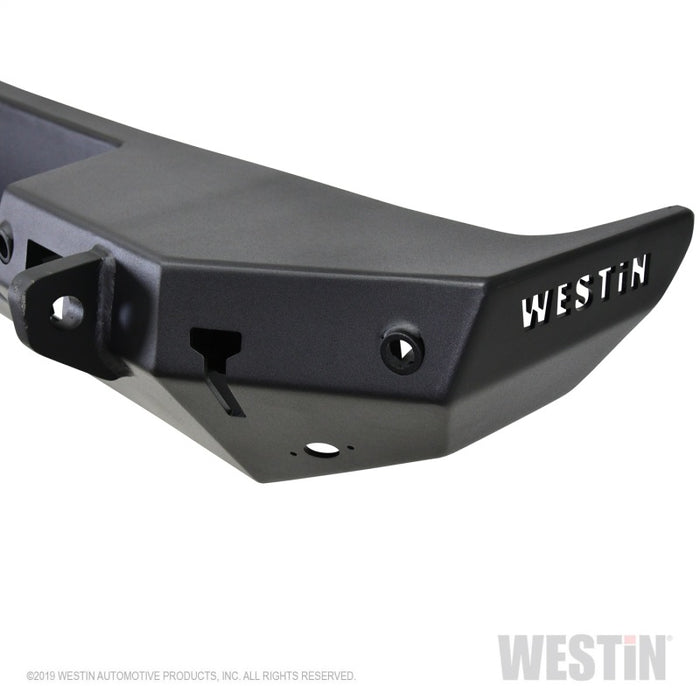 Pare-chocs arrière Westin 18-19 Jeep Wrangler JL WJ2 avec capteurs (sauf Wrangler JK) - Noir texturé