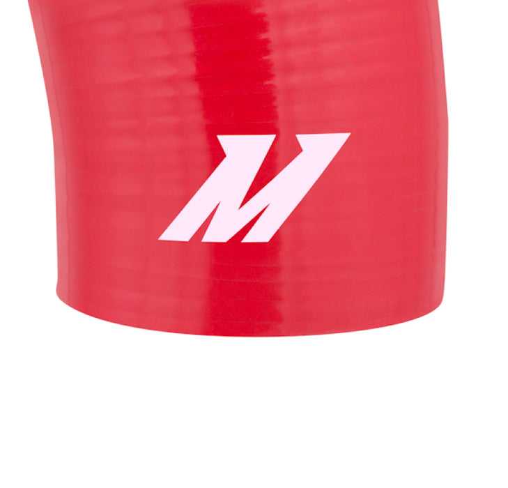 Tuyau de boîte à air en silicone Mishimoto 01-07 Subaru WRX 76 mm - Rouge