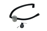 J&L 15-25 Ford Transit 150/250/350 3.5L EcoBoost Passenger Side Oil Separator 3.0 - Clear Anodized