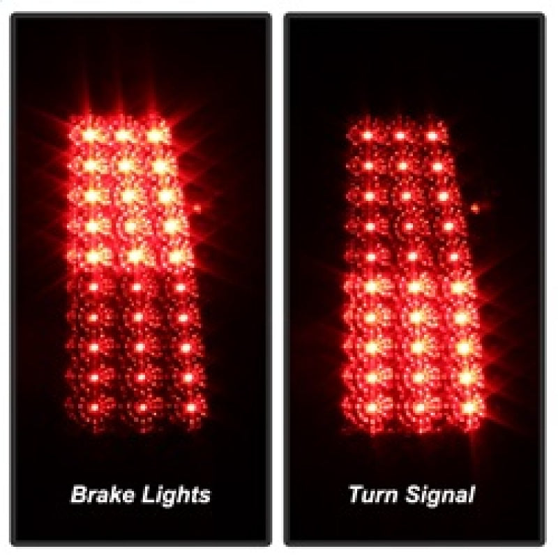 xTune Chevy Silverado 1500/2500/3500 99-02 99-03 LED Tail Lights Smoke ALT-ON-CS99-LED-SM