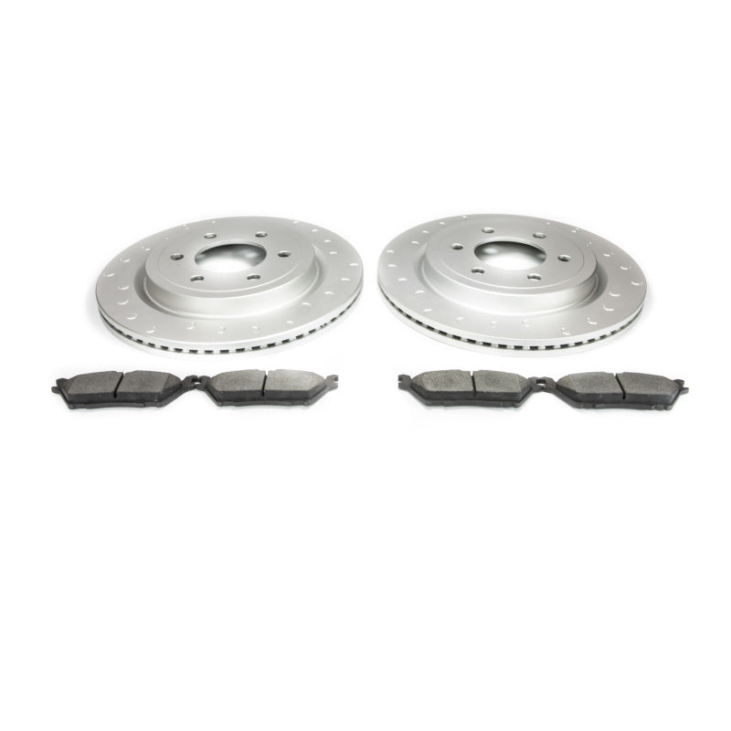 Alcon 19-20 Raptor/ 18-20 F-150 Pad & Rotor Kit (Use with Stock Calipers) w/ Elect Park Brake - Rear