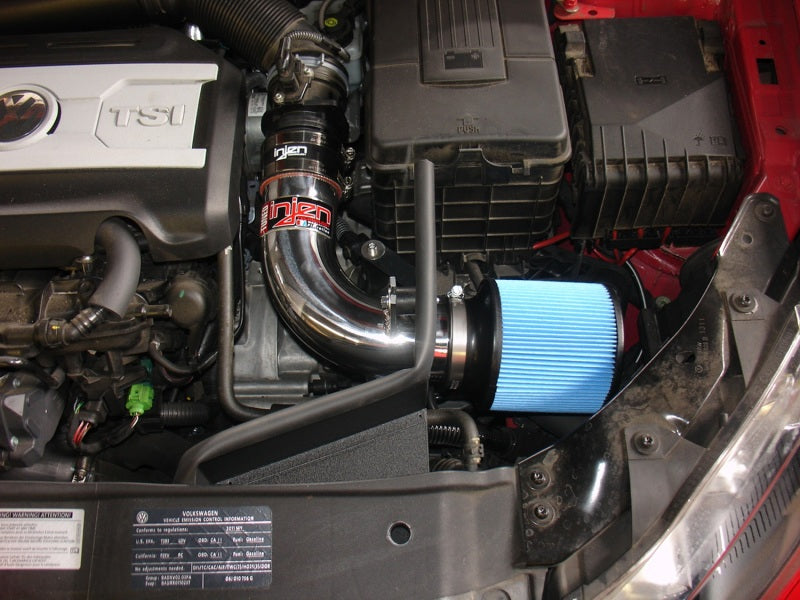 Injen 10-12 VW MK6 GTI 2.0L TSI Black Short Ram Intake avec bouclier thermique