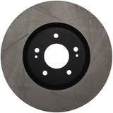Rotor avant gauche fendu StopTech Power Slot 03-06 Evo 8 &amp; 9