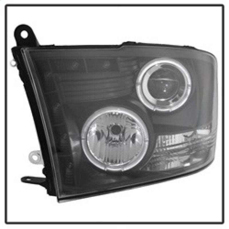 Phares de projecteur Spyder Dodge Ram 1500 09-14 10-14 Halogène-LED Halo LED - Noir PRO-YD-DR09-HL-BK