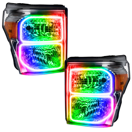 Oracle 11-16 Ford F250/350 LED HL - ColorSHIFT avec contrôleur simple VOIR LA GARANTIE