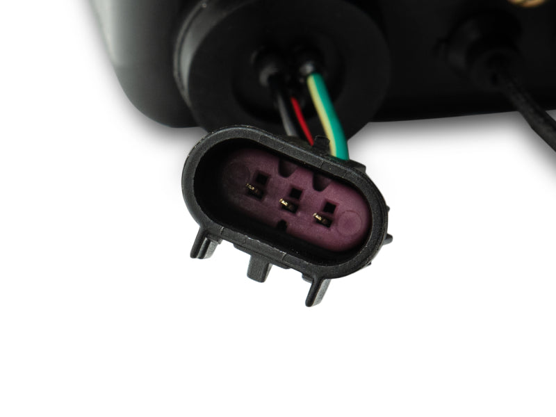 Phares de projecteur à double LED Raxiom 04-08 Ford F-150 - Boîtier noir (lentille transparente)