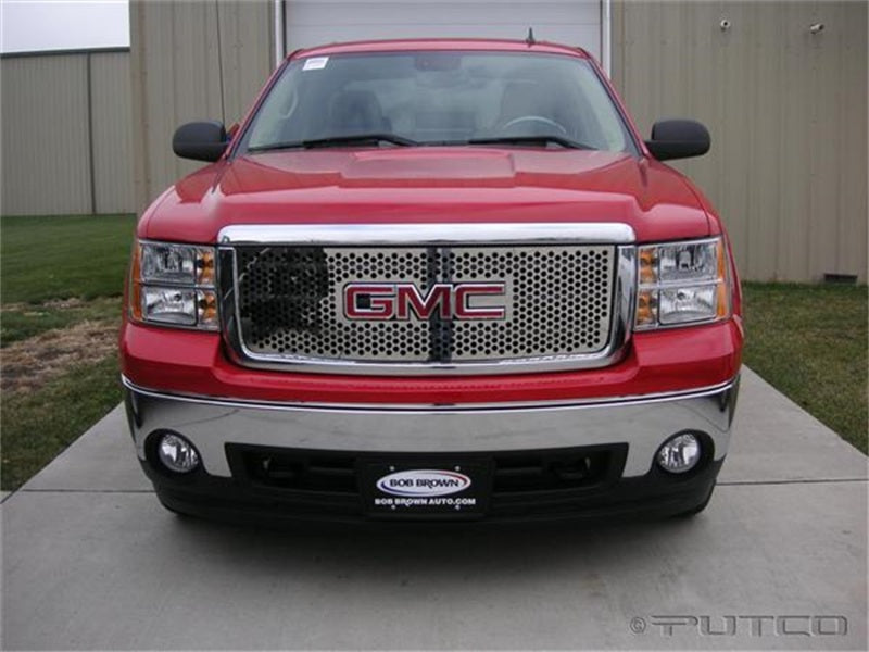 Grilles en acier inoxydable perforées Putco 07-13 GMC Sierra LD