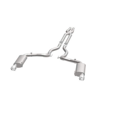 Catback MagnaFlow, SS, 3 po, Street, double embouts polis de 4,5 po, Ford Mustang GT V8 5,0 L 2015