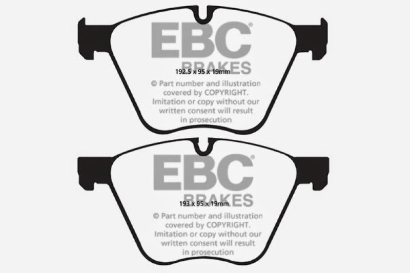 EBC 11+ BMW (Alpina) B7 4.4 Turbo Bluestuff Front Brake Pads