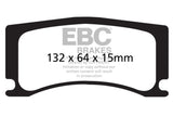 Plaquettes de frein arrière EBC Yellowstuff pour Jaguar XKR 4.2 Supercharged (Portfolio) 08-09
