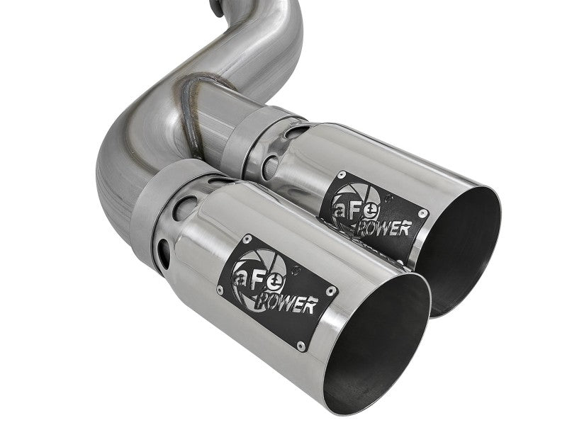 aFe Power 15-16 Ford F250/F350 6,7 L Diesel Rebel XD 4 po 409 SS DPF-Système d'échappement arrière - Embouts Pol