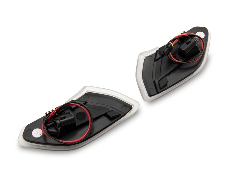 Feux de gabarit à LED pour garde-boue avant Raxiom 18-23 Jeep Wrangler JL Axial Series - Transparent