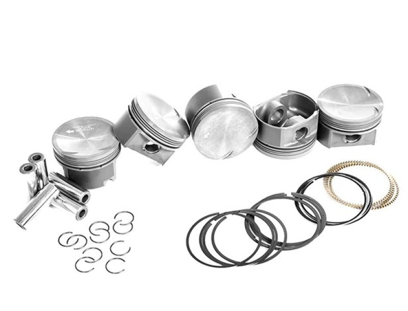 Mahle OE GMC Trk 3.5L I-5 Vin 6 2004-2006 Canyon Colorado Hummer H3 2006+ Piston Set (Set of 5)