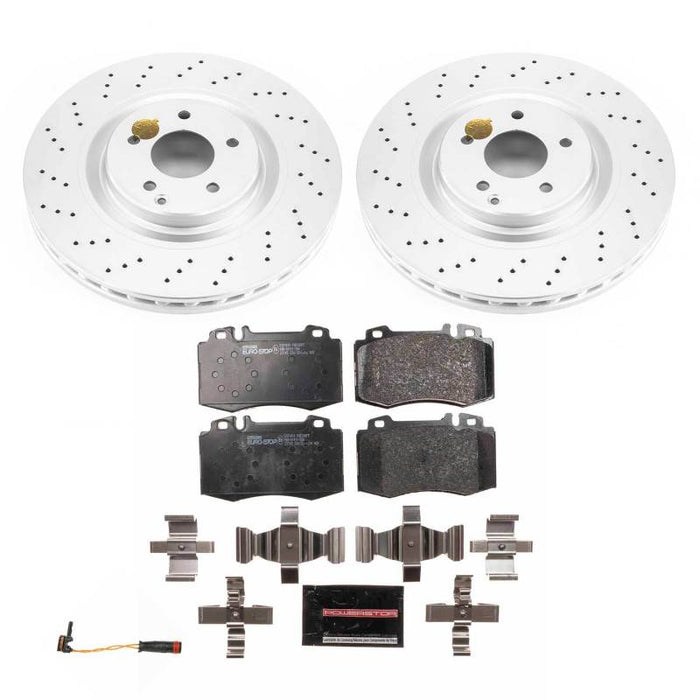 Kit de freins avant Euro-Stop Power Stop 03-06 Mercedes-Benz CLK500