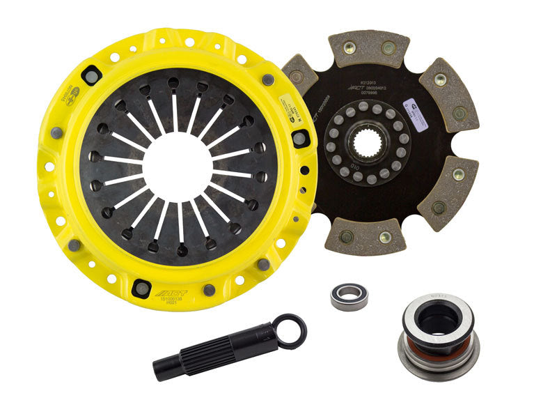 Kit d'embrayage rigide à 6 plaquettes ACT 2000 Honda S2000 HD/Race