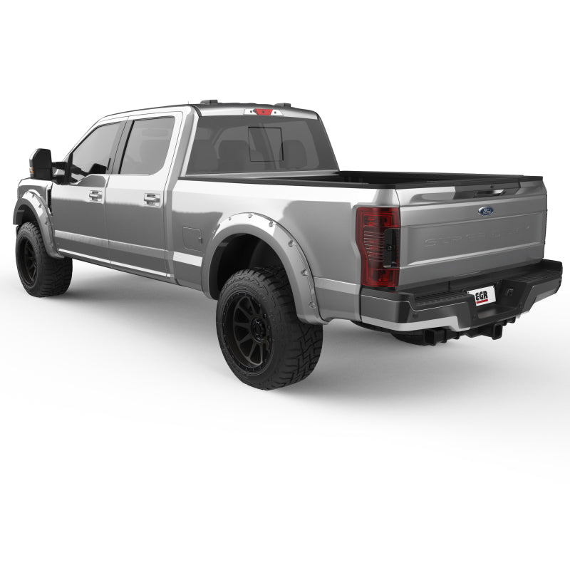 EGR 2017 Ford Super Duty Bolt-On Look Color Match Fender Flares - Set - Ingot Silver