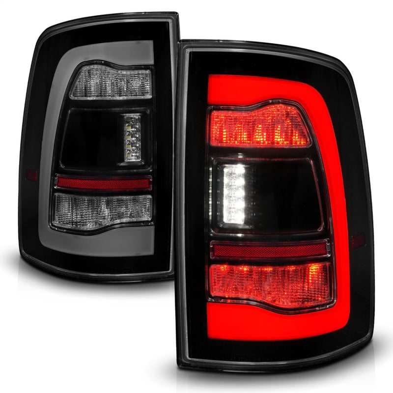 ANZO 09-18 Dodge Ram 1500 Feux arrière LED séquentiels Fumé Noir