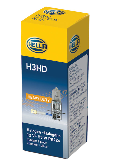 Ampoule Hella H3 12V 55W Pk22S T325 pour usage intensif