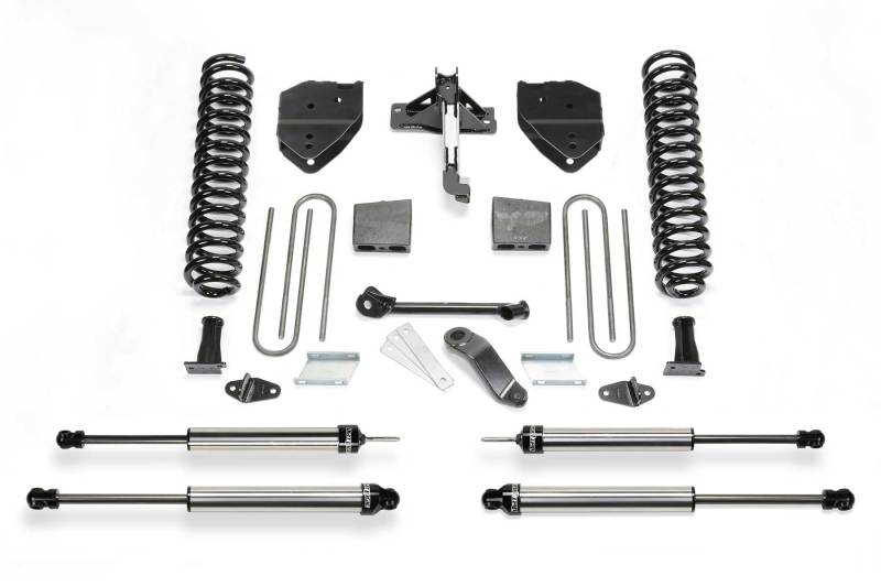 Système de base Fabtech 17-21 Ford F250/F350 4WD à essence 4 pouces avec Dlss Shks