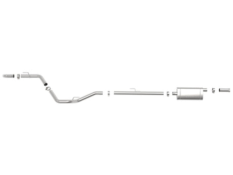 Système d'échappement Hi-Tuck Cat-Back de la série Apollo GT de 2-1/2 po 409 SS pour Jeep Gladiator (JT) 2020 V6-3,6 L