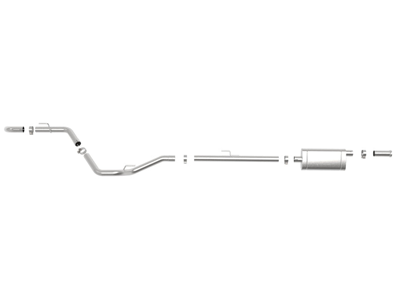 Système d'échappement Hi-Tuck Cat-Back de la série Apollo GT de 2-1/2 po 409 SS pour Jeep Gladiator (JT) 2020 V6-3,6 L