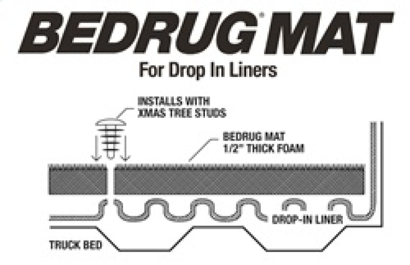 BedRug 19+ GM Silverado/Sierra Tapis à poser pour lit 5 pi 8 po