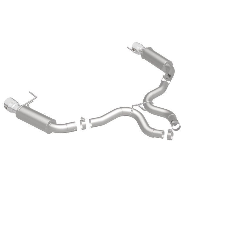 Essieu arrière MagnaFlow, SS, 3 po, compétition, embout poli double division de 4,5 po, Ford Mustang GT V8 5.0 2015