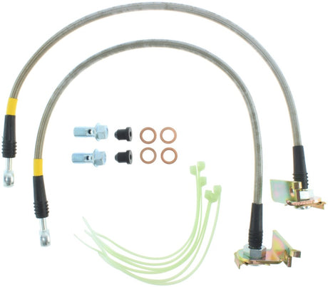 Conduites de frein avant en acier inoxydable StopTech 03-05 Dodge SRT-4