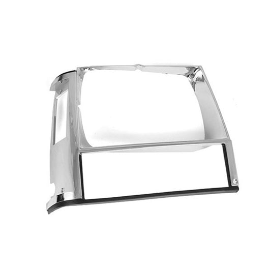 Omix RH Chrome Headlight Bezel 84-90 Cherokee (XJ)