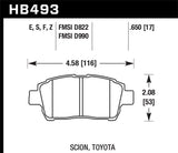 Plaquettes de frein avant Hawk 04-07 xA/xB / 2000 MR2 Spyder D990 HPS Street