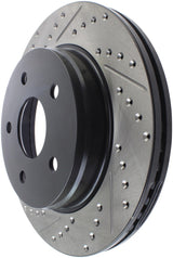 Rotor avant droit rainuré et percé StopTech pour Dodge Durango 04-06 / Ram 1500 02-10 (sauf Mega Cab)