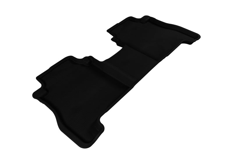 Tapis de sol 2e rangée Hyundai Santa Fe Kagu 2007-2012 MAXpider - Noir modèle 3D