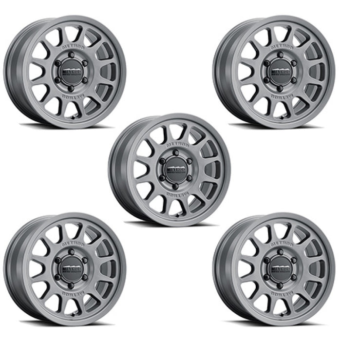 Kit de roues Ford Racing 21-23 Bronco (sauf Bronco Raptor) 17x8,5 Method Matte Grey