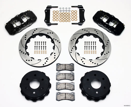 Wilwood AERO4 RearTruck Kit 14.25in Drilled 1999-2010 GM 1500-SUV 2 Piston OE Caliper