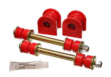 Ensemble de barres stabilisatrices arrière Energy Suspension 17 mm - Rouge