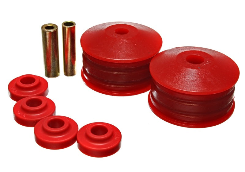 Energy Suspension 00-04 Mitsubishi Eclipse FWD (moteur V6 uniquement) Inserts de support de moteur rouges (2 moteurs de couple)