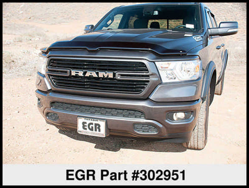 EGR 2019 Dodge Ram 1500 Superguard Hood Shield - Dark Smoke