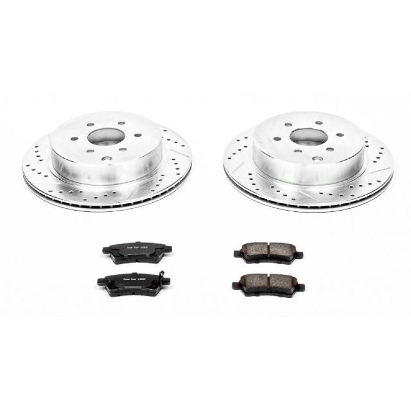 Power Stop 05-12 Nissan Pathfinder Rear Z23 Evolution Sport Brake Kit