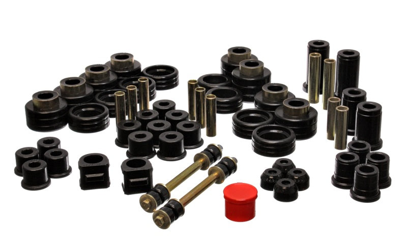 Ensemble de bagues principales Hyper-flex noires pour 4WD Chevy/GMC 88-98 Energy Suspension