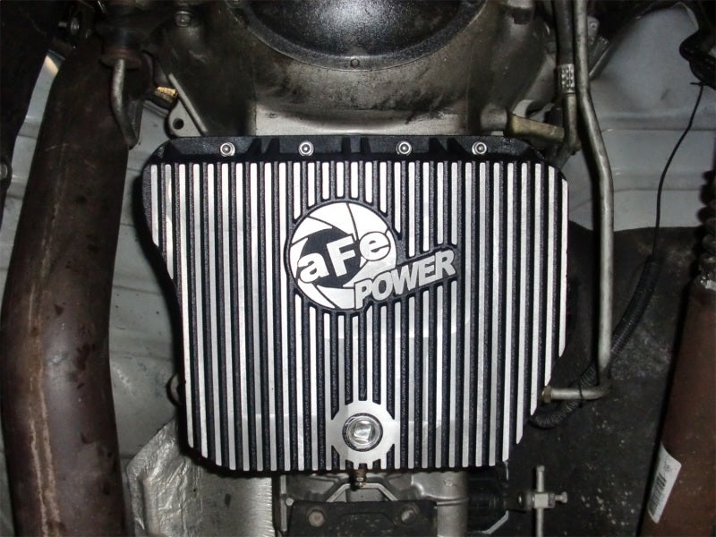 Couvercle de boîte de vitesses aFe Power Cover usiné COV Trans Pan Dodge Diesel Trucks 94-07 L6-5.9L (td) usiné
