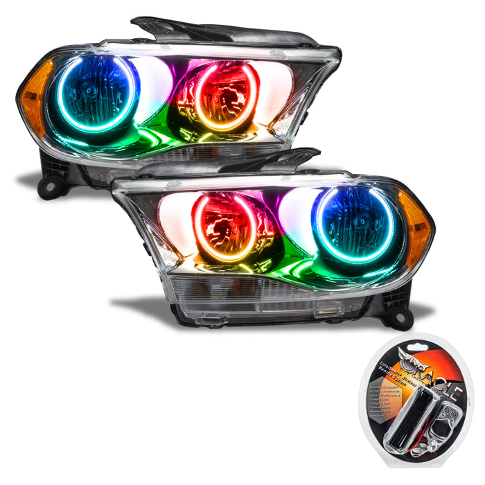 Oracle 11-13 Dodge Durango SMD HL Halogen - Chrome - ColorSHIFT SEE WARRANTY