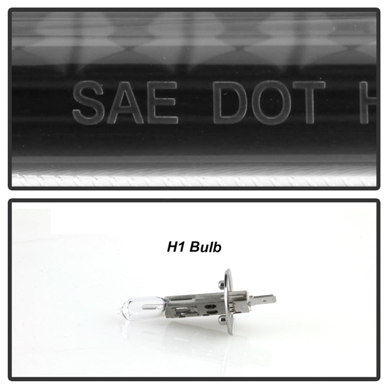 Phares à DEL haute puissance Spyder Ford F-250/350/450 08-10 V2 - Interrupteur arrière - Noir PRO-YD-FS08PL-SBLB-BK