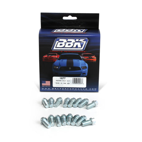 Kit de boulons de collecteur d'échappement BBK Ford SBF 302 351W - 3/8-16 0,75 po (16)