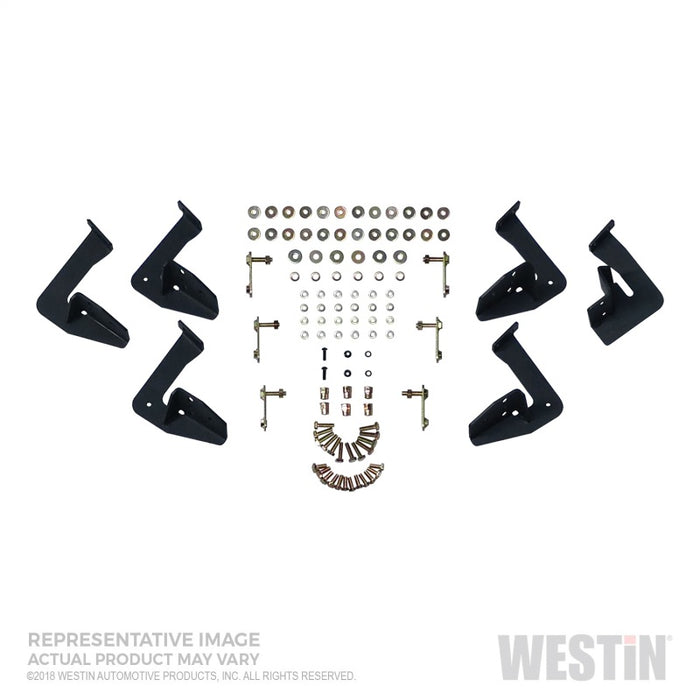 Marchepieds Westin 10-17 Toyota 4Runner Trail Edition (Excl. Ltd) HDX en acier inoxydable - Tex. Blk